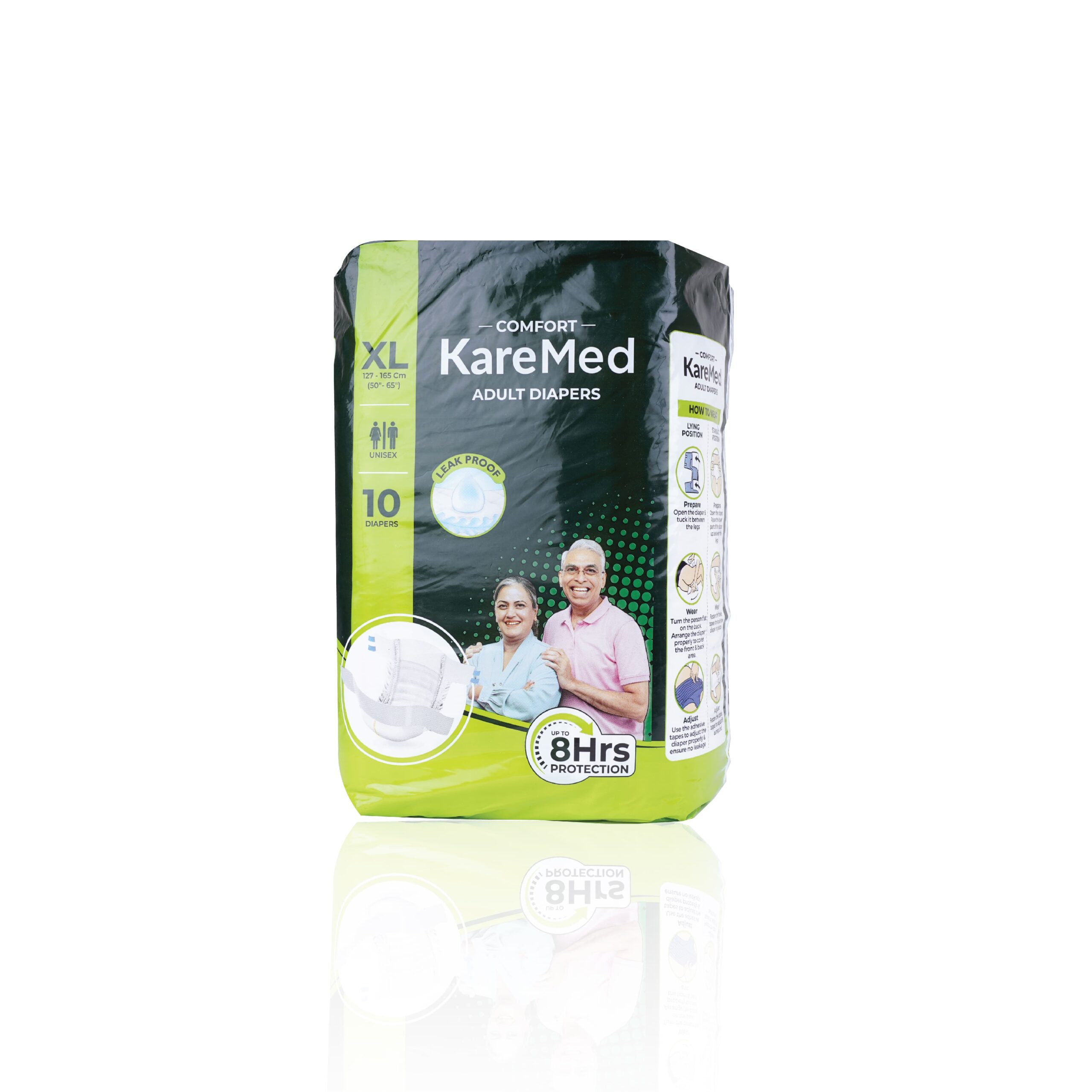 Kare Med Comfort Adult Tape Diapers XL (Pack of 30)