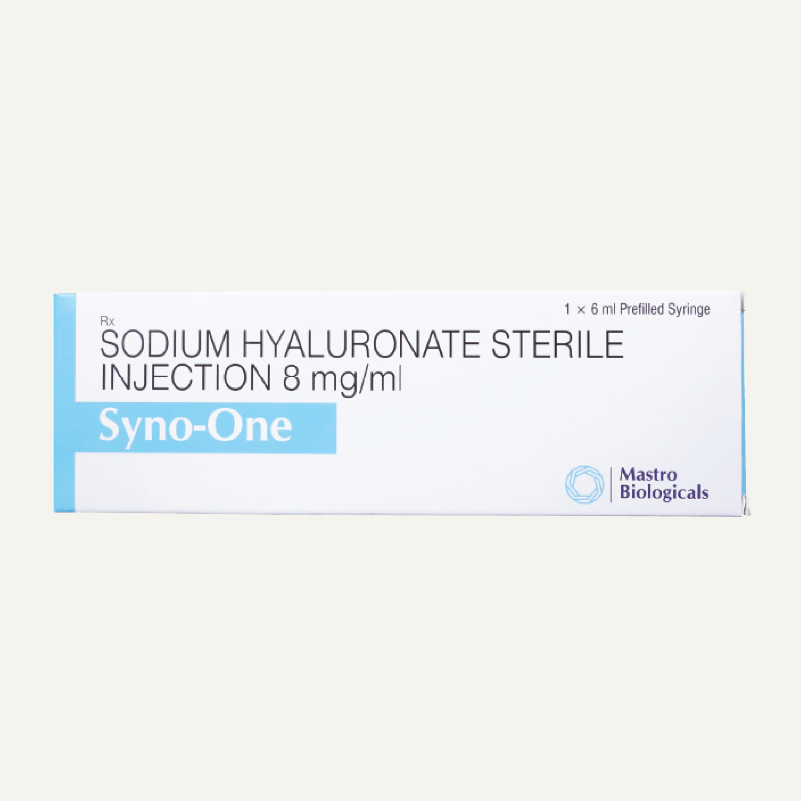 Syno-One Sodium Hyaluronate Injection 8 mg/ml  6 ml PFS